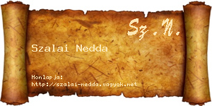 Szalai Nedda névjegykártya